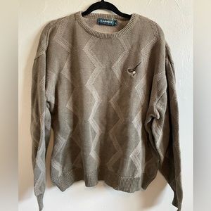 Vintage Embroidered Golf Sweater